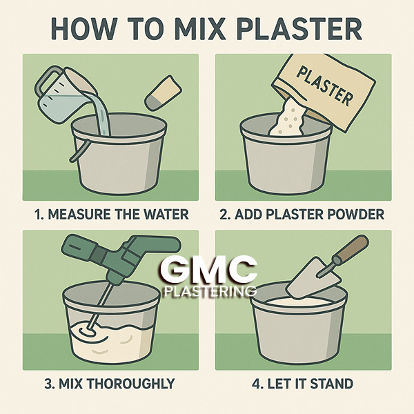 How to mix plaster